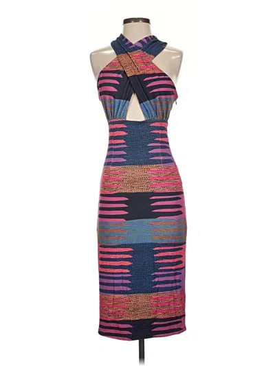 Pre-owned Mara Hoffman Cocktail Dress In Blue