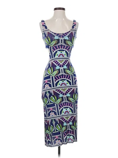 Pre-owned Mara Hoffman Cocktail Dress In Blue