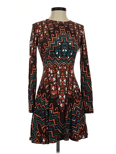 Pre-owned Mara Hoffman Cocktail Dress In Brown