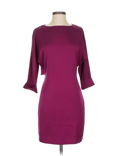 Pre-owned Mara Hoffman Cocktail Dress In Burgundy