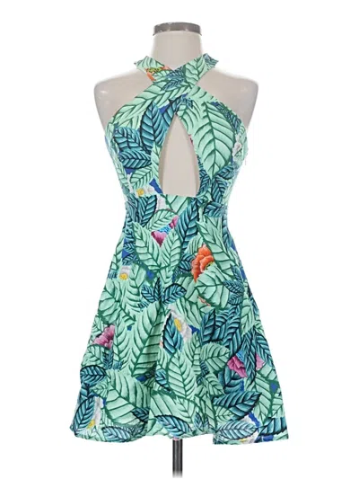 Pre-owned Mara Hoffman Cocktail Dress In Green