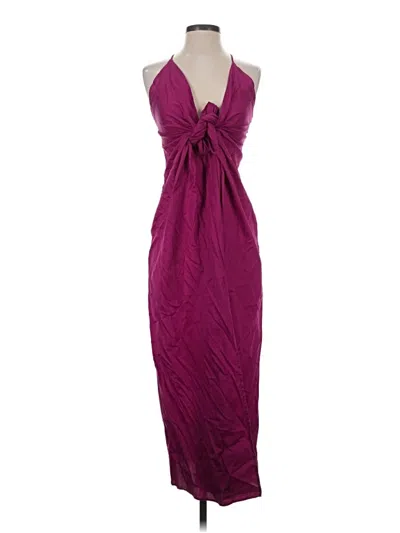 Pre-owned Mara Hoffman Cocktail Dress In Purple