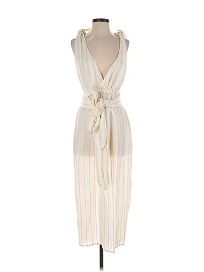 Pre-owned Mara Hoffman Cocktail Dress In White
