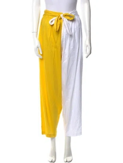 Pre-owned Mara Hoffman Colorblock Pattern Bottoms In Multi