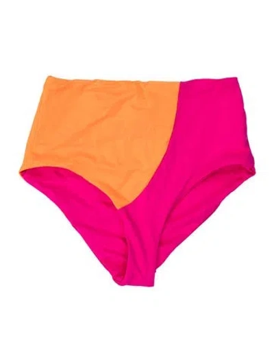 Pre-owned Mara Hoffman Colorblock Pattern Bottoms W/ Tags In Pink