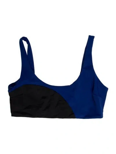 Pre-owned Mara Hoffman Colorblock Pattern Top W/ Tags In Blue