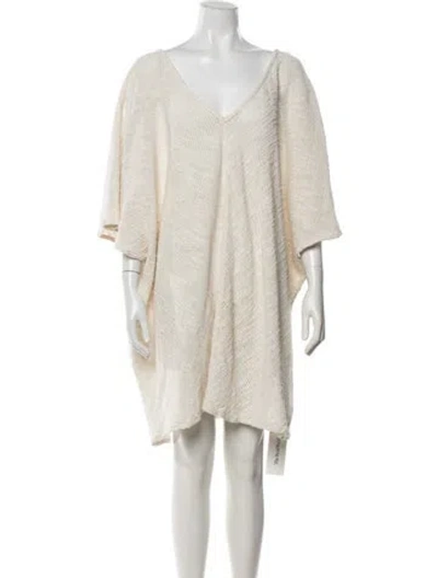 Pre-owned Mara Hoffman Cover-up In Neutrals