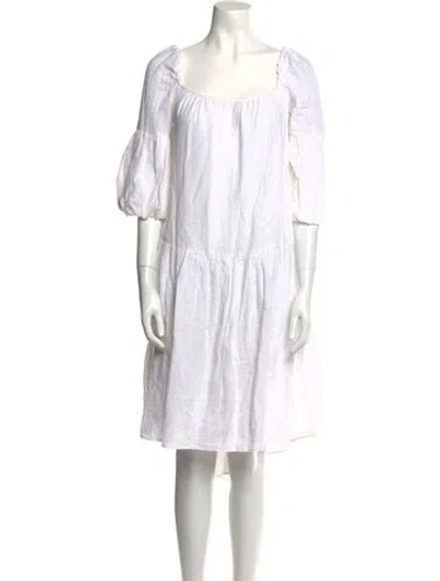 Pre-owned Mara Hoffman Cover-up In White