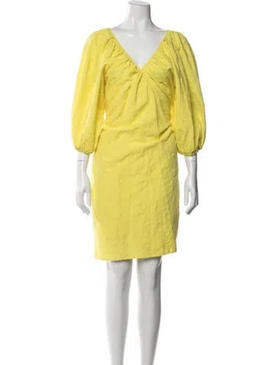 Pre-owned Mara Hoffman Cover-up In Yellow
