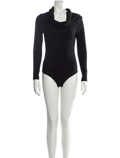 Pre-owned Mara Hoffman Cowl Neck Sweater In Black