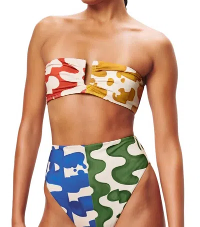 Mara Hoffman Cruz Bikini Top In Multi