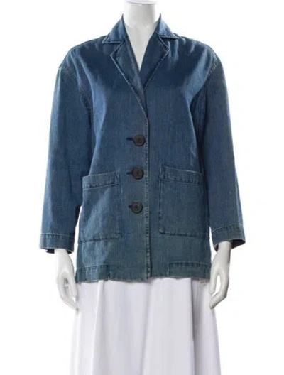 Pre-owned Mara Hoffman Denim Jacket In Blue