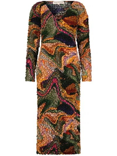 Mara Hoffman Eliza Textured Maxi Dress In Multi