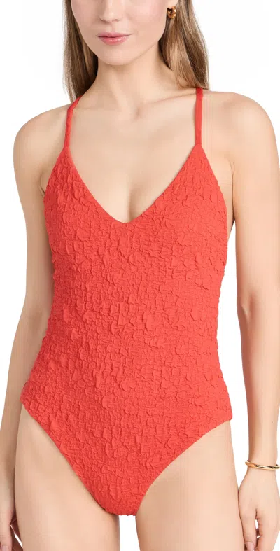 Mara Hoffman Emma One Piece Red