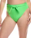 Mara Hoffman Goldie Bikini Bottom In Green