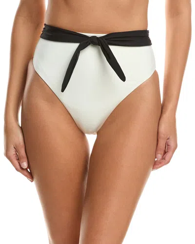 Mara Hoffman Goldie Bikini Bottom In White