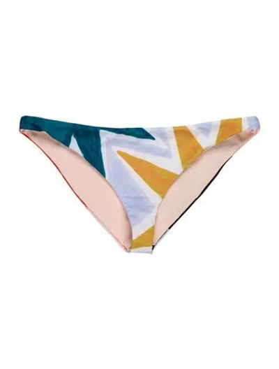 Pre-owned Mara Hoffman Graphic Print Bottoms In Pink