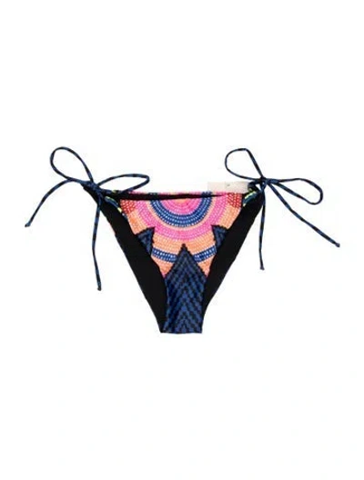 Pre-owned Mara Hoffman Graphic Print Bottoms W/ Tags In Blue