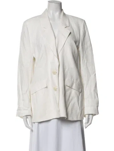 Pre-owned Mara Hoffman Hemp Blazer In Neutrals