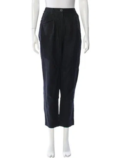 Pre-owned Mara Hoffman Hemp Straight Leg Pants In Gray