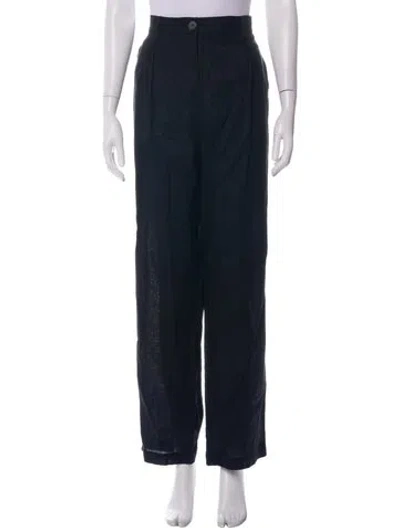 Pre-owned Mara Hoffman Hemp Wide Leg Pants In Multi