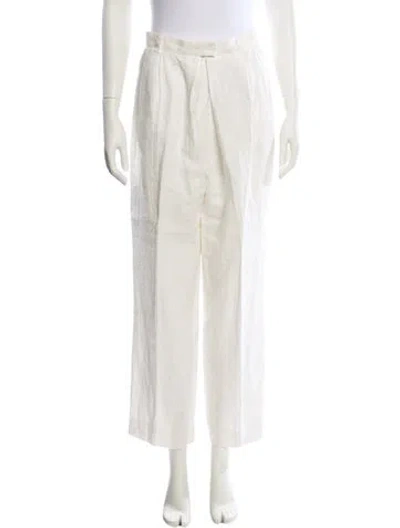 Pre-owned Mara Hoffman Hemp Wide Leg Pants In Neutral