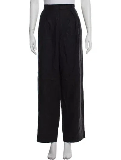 Pre-owned Mara Hoffman Hemp Wide Leg Pants In Purple