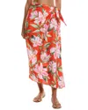 Mara Hoffman Izzi Midi Skirt In Red