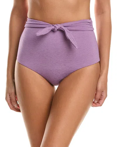Mara Hoffman Jay Bikini Bottom In Purple