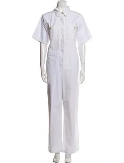 Pre-owned Mara Hoffman Jumpsuit In White