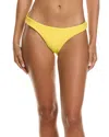 Mara Hoffman Reva Bikini Bottom In Yellow