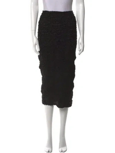 Pre-owned Mara Hoffman Knee-length Skirt In Black