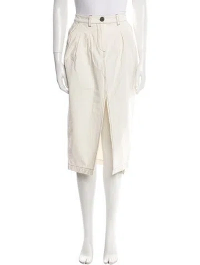 Pre-owned Mara Hoffman Knee-length Skirt In Neutral