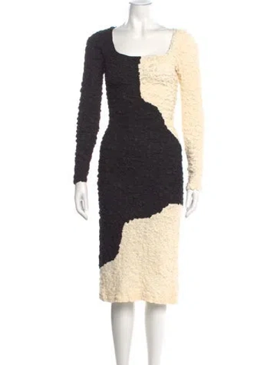 Pre-owned Mara Hoffman Lace Pattern Midi Length Dress