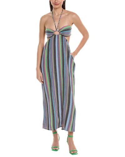 Mara Hoffman Laila Maxi Dress In Blue