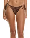 Mara Hoffman Lei Bikini Bottom In Brown