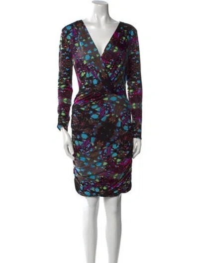 Pre-owned Mara Hoffman Linen Knee-length Dress In Black