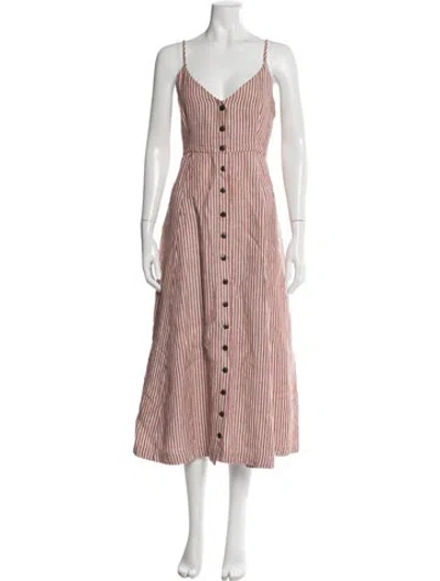 Pre-owned Mara Hoffman Linen Midi Length Dress