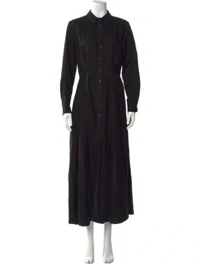 Pre-owned Mara Hoffman Long Dress In Black