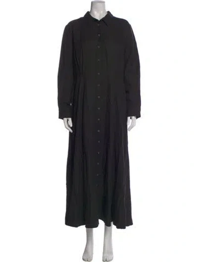Pre-owned Mara Hoffman Long Dress In Black