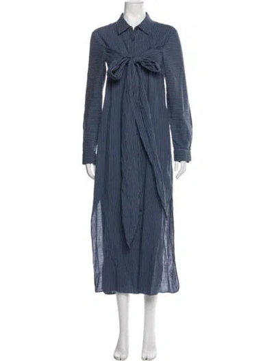 Pre-owned Mara Hoffman Long Dress In Blue