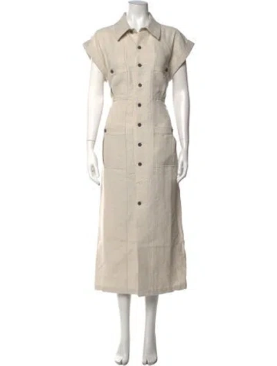 Pre-owned Mara Hoffman Long Dress In Neutrals