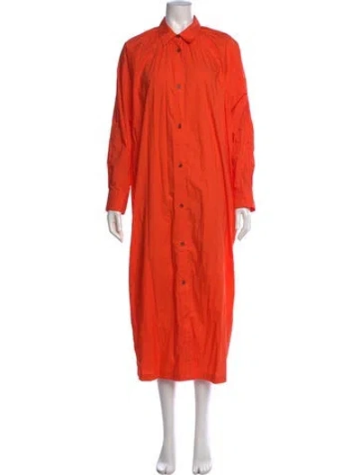 Pre-owned Mara Hoffman Long Dress In Orange