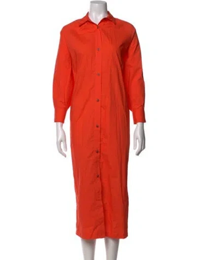 Pre-owned Mara Hoffman Long Dress W/ Tags In Orange