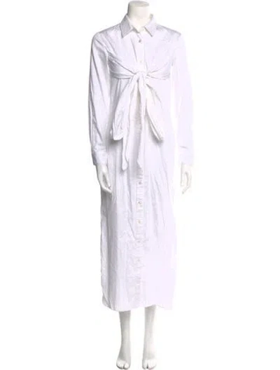 Pre-owned Mara Hoffman Long Dress W/ Tags In White