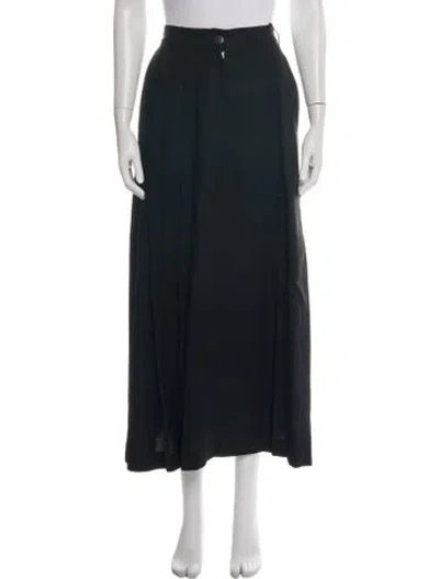 Pre-owned Mara Hoffman Long Skirt In Black