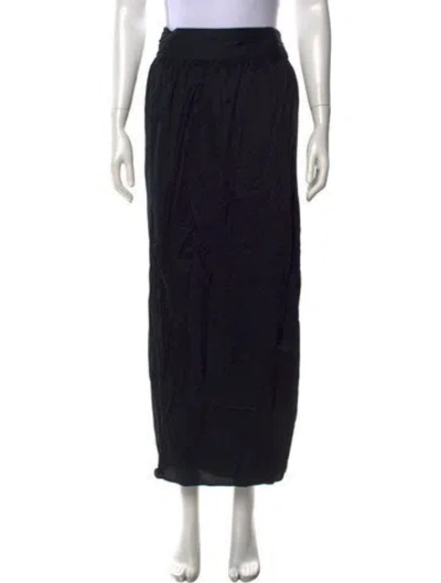 Pre-owned Mara Hoffman Long Skirt In Black