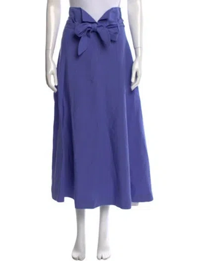 Pre-owned Mara Hoffman Long Skirt In Purple