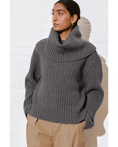 Mara Hoffman Lucca Sweater In Gray