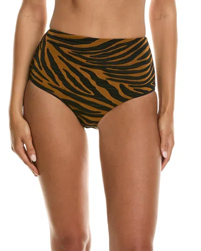 Mara Hoffman Lydia Bikini Bottom In Brown